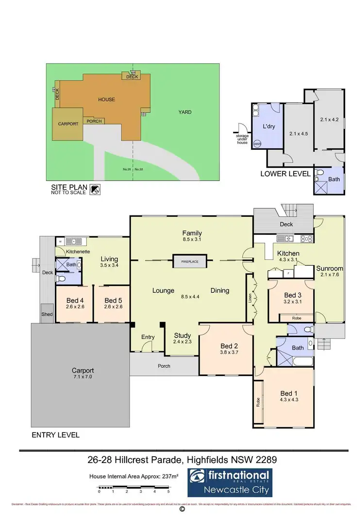 Floorplan of Homely house listing, 26-28 Hillcrest Parade, Highfields NSW 2289