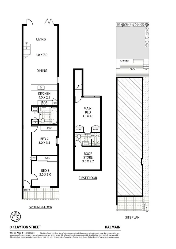 Floorplan of Homely house listing, 3 Clayton Street, Balmain NSW 2041