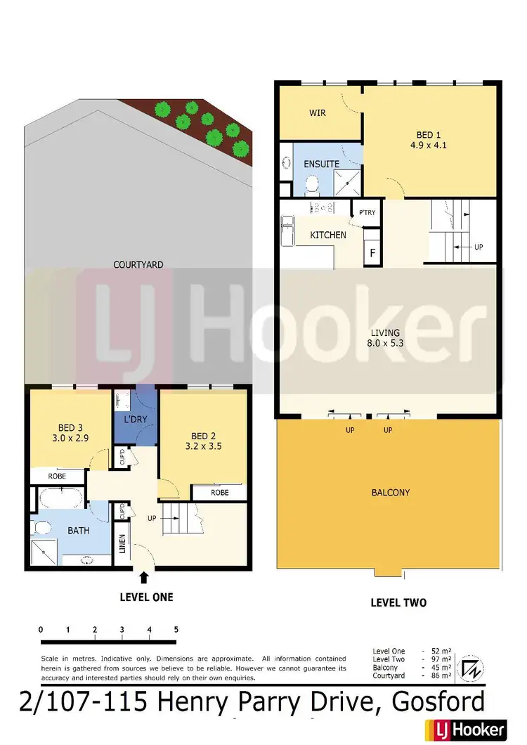 Floorplan of Homely townhouse listing, 2/107-115 Henry Parry Drive, Gosford NSW 2250