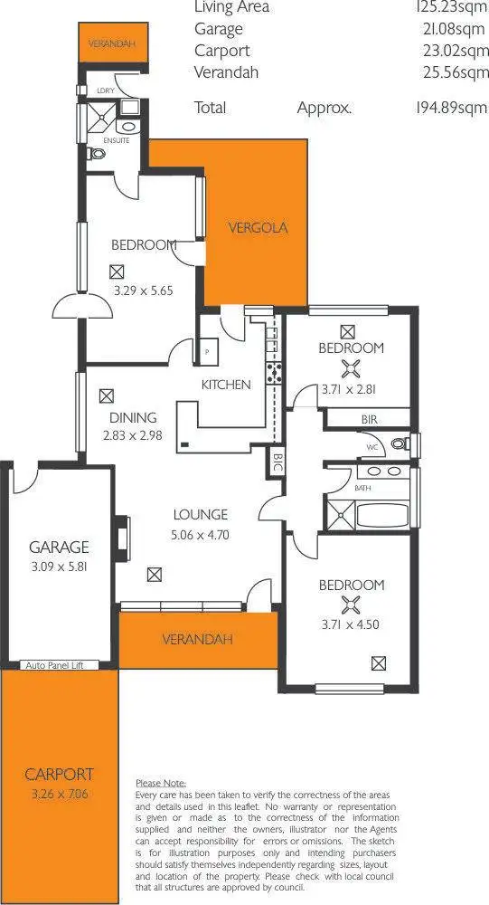 Floorplan of Homely house listing, 11 Brook Avenue, Glen Osmond SA 5064
