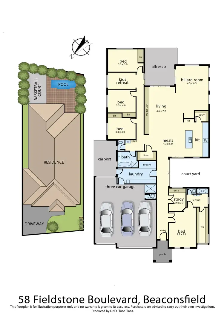 Floorplan of Homely house listing, 58 Fieldstone Boulevard, Beaconsfield VIC 3807