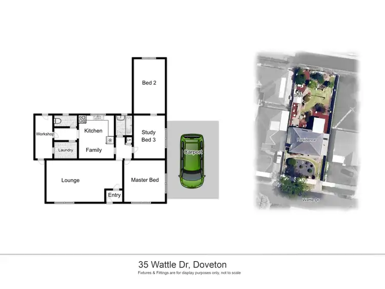 Floorplan of Homely house listing, 35 Wattle Drive, Doveton VIC 3177