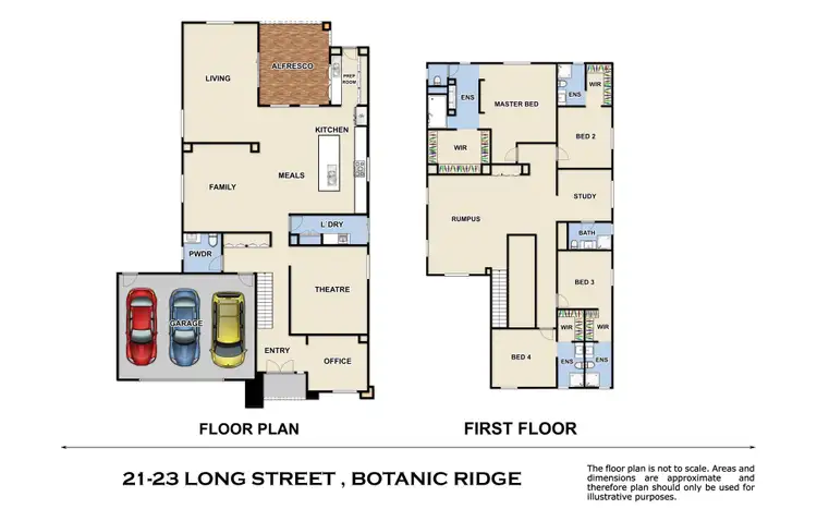 Floorplan of Homely house listing, 21-23 Long Street, Botanic Ridge VIC 3977