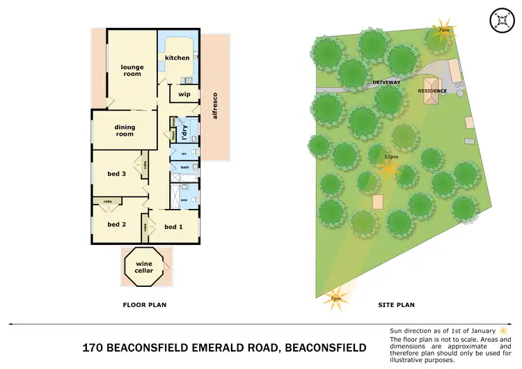 Floorplan of Homely house listing, 170 Beaconsfield-Emerald Road, Beaconsfield VIC 3807