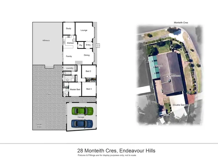 Floorplan of Homely house listing, 28 Monteith Crescent, Endeavour Hills VIC 3802