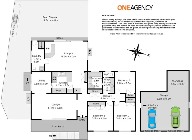 Floorplan of Homely house listing, 8 Yarrabee Avenue, Bangor NSW 2234