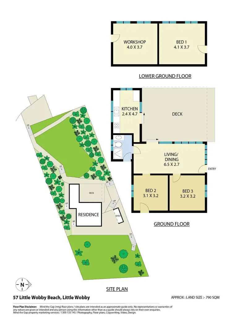 Floorplan of Homely house listing, Lot 57 Little Wobby Beach, Little Wobby NSW 2256