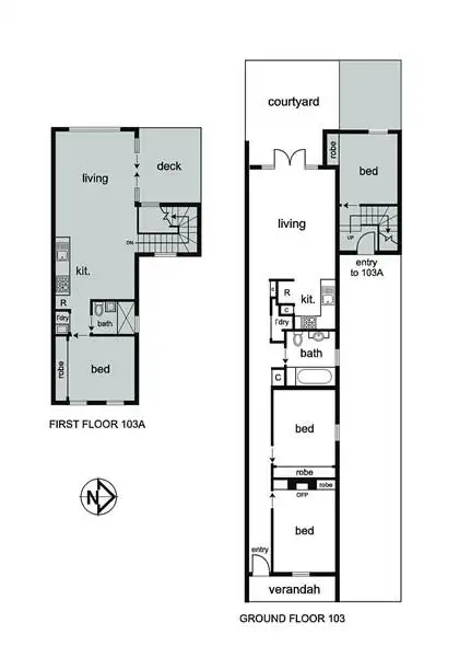 Floorplan of Homely house listing, 103 Gold Street, Collingwood VIC 3066
