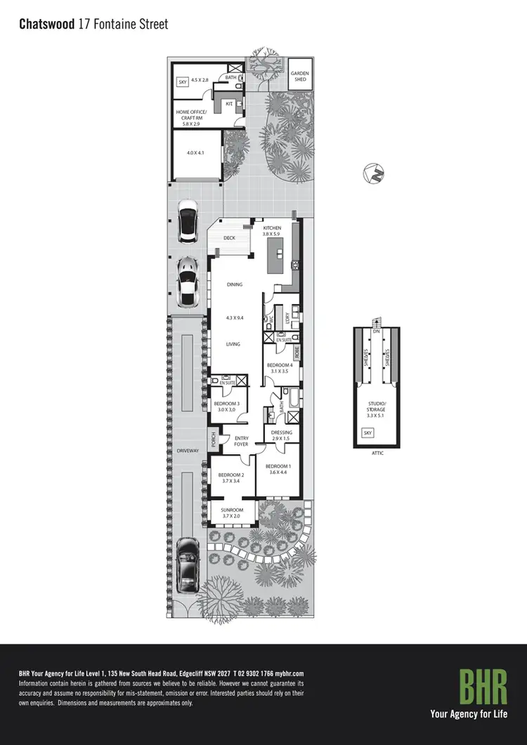 Floorplan of Homely house listing, 17 Fontaine Street, Chatswood NSW 2067