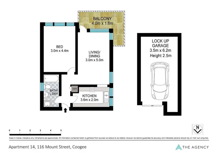 Floorplan of Homely apartment listing, 14/116 Mount Street, Coogee NSW 2034