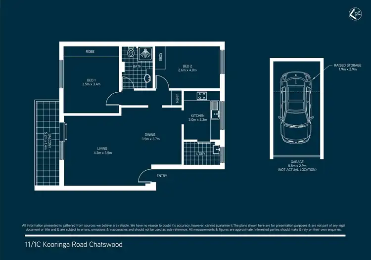 Floorplan of Homely apartment listing, 11/1C Kooringa Road, Chatswood NSW 2067