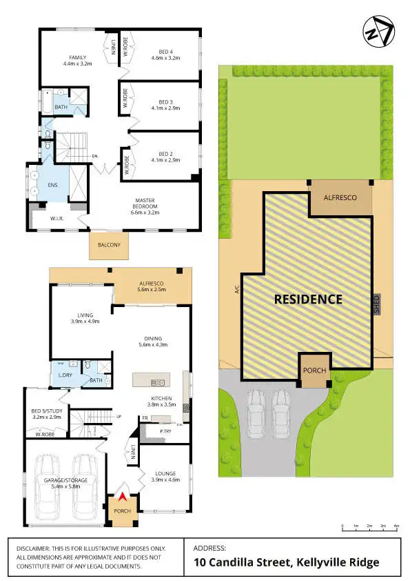 Floorplan of Homely house listing, 10 Candilla Street, Kellyville Ridge NSW 2155