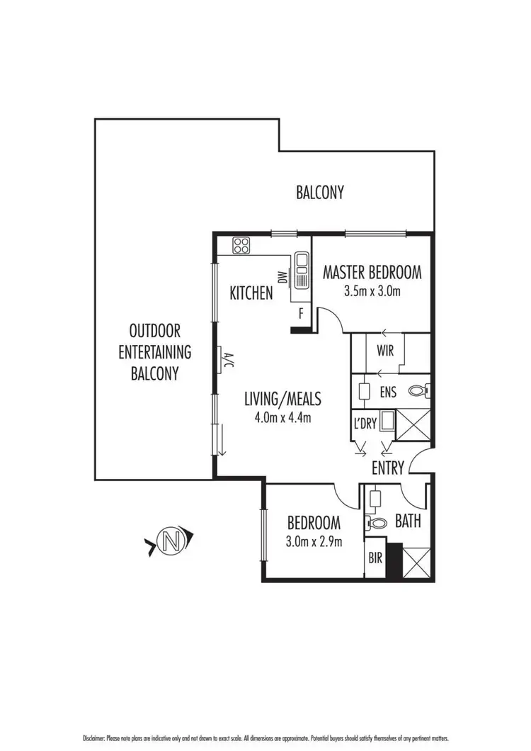 Floorplan of Homely apartment listing, 303/13-15 Goodson Street, Doncaster VIC 3108