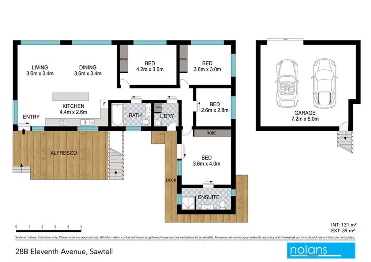 Floorplan of Homely house listing, 28B Eleventh Avenue, Sawtell NSW 2452