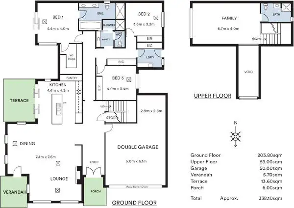 Floorplan of Homely house listing, 1 Rapid Avenue, Lightsview SA 5085
