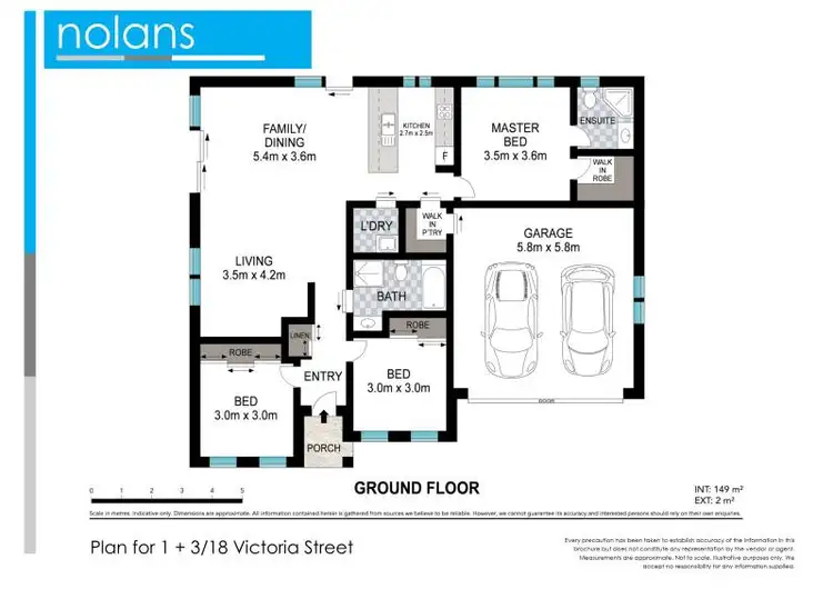 Floorplan of Homely villa listing, 2/18 Victoria Street, Coffs Harbour NSW 2450