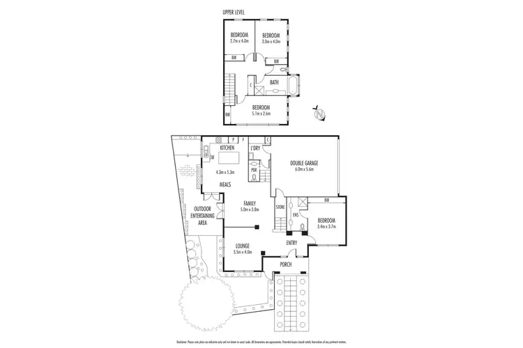 Floorplan of Homely townhouse listing, 1/8-10 Malcolm Crescent, Doncaster VIC 3108