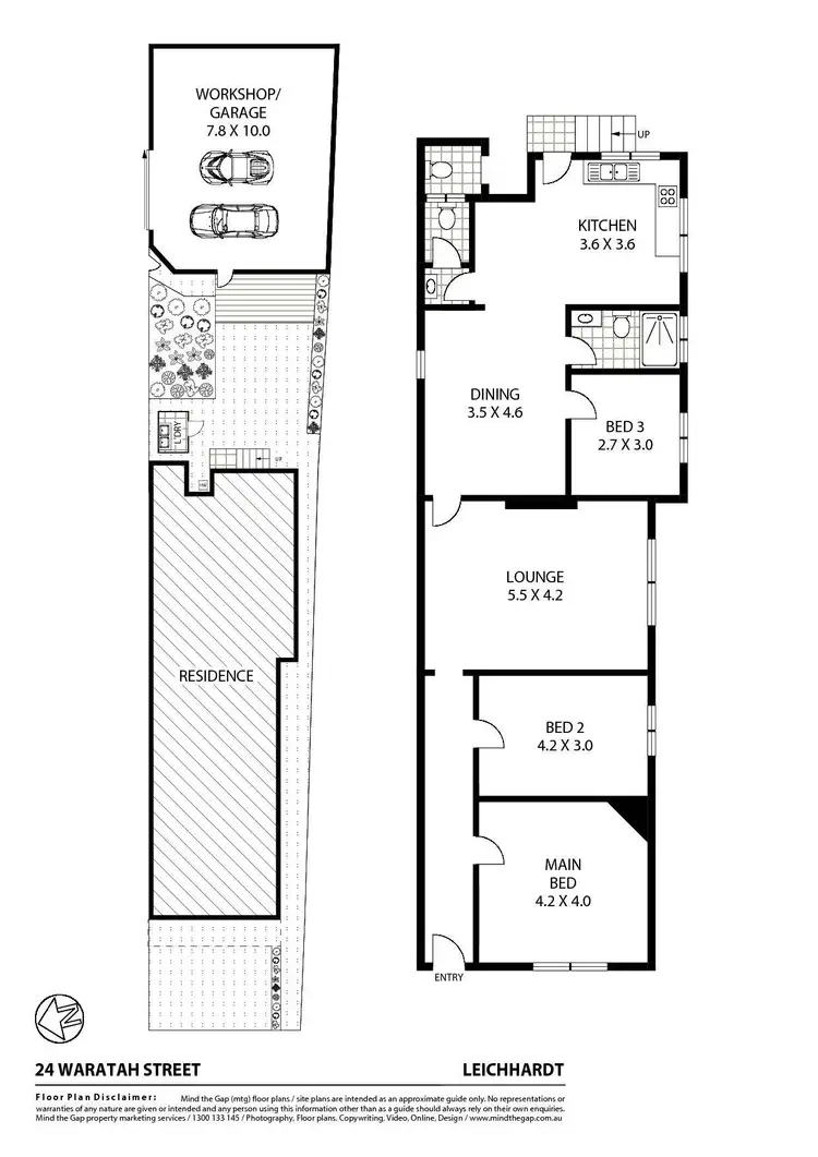 Floorplan of Homely house listing, 24 Waratah Street, Leichhardt NSW 2040