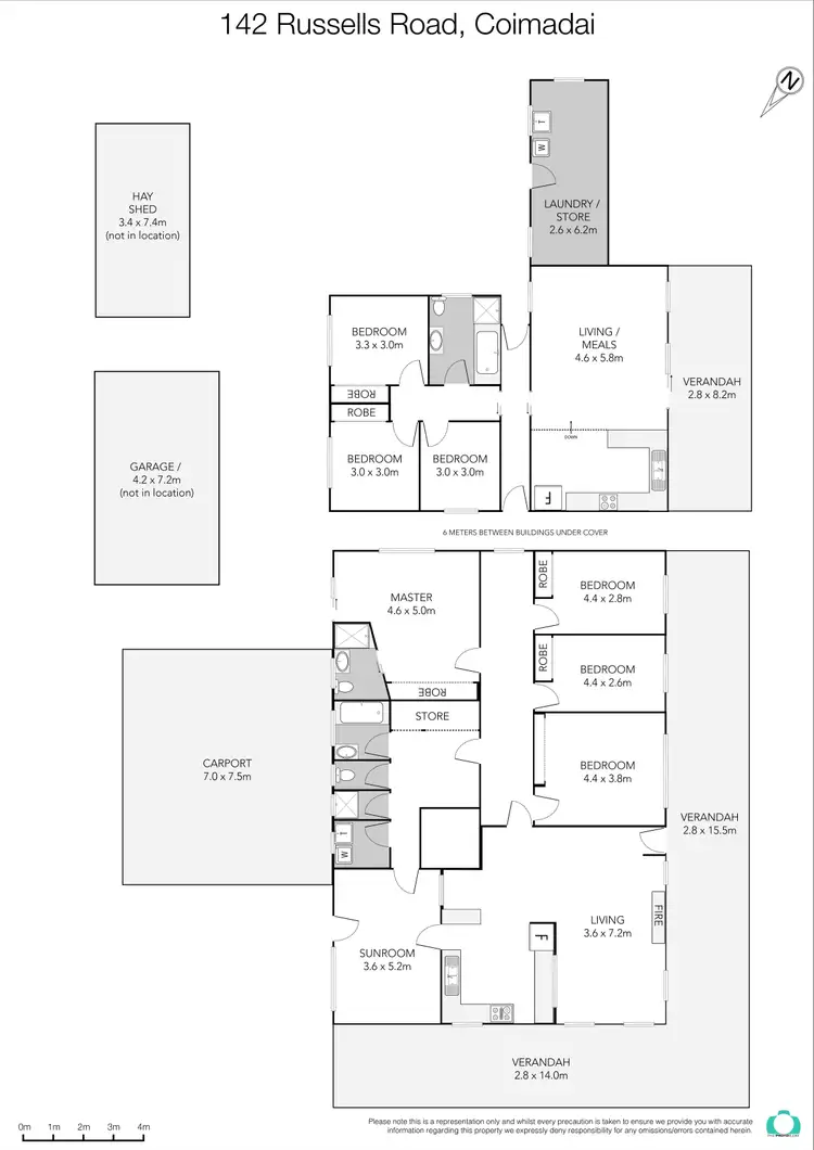Floorplan of Homely house listing, 142 Russells Road, Coimadai VIC 3340