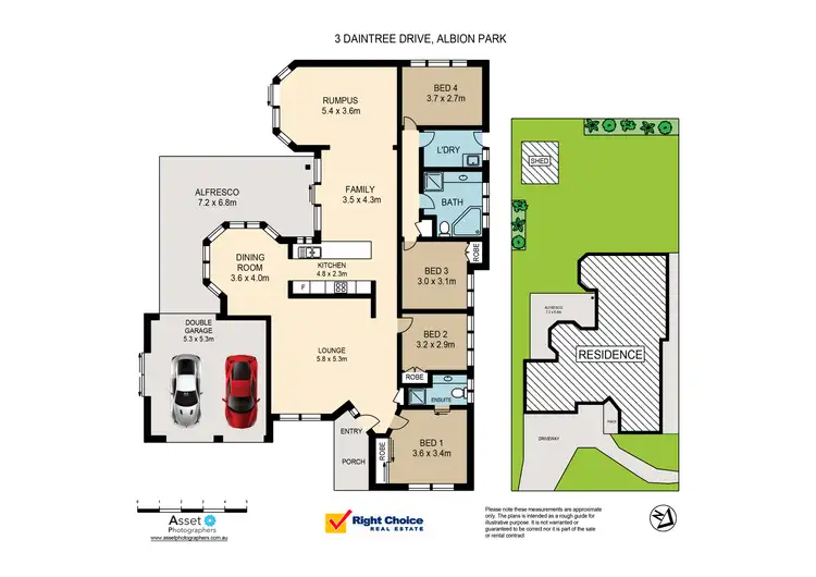 Floorplan of Homely house listing, 3 Daintree Drive, Albion Park NSW 2527