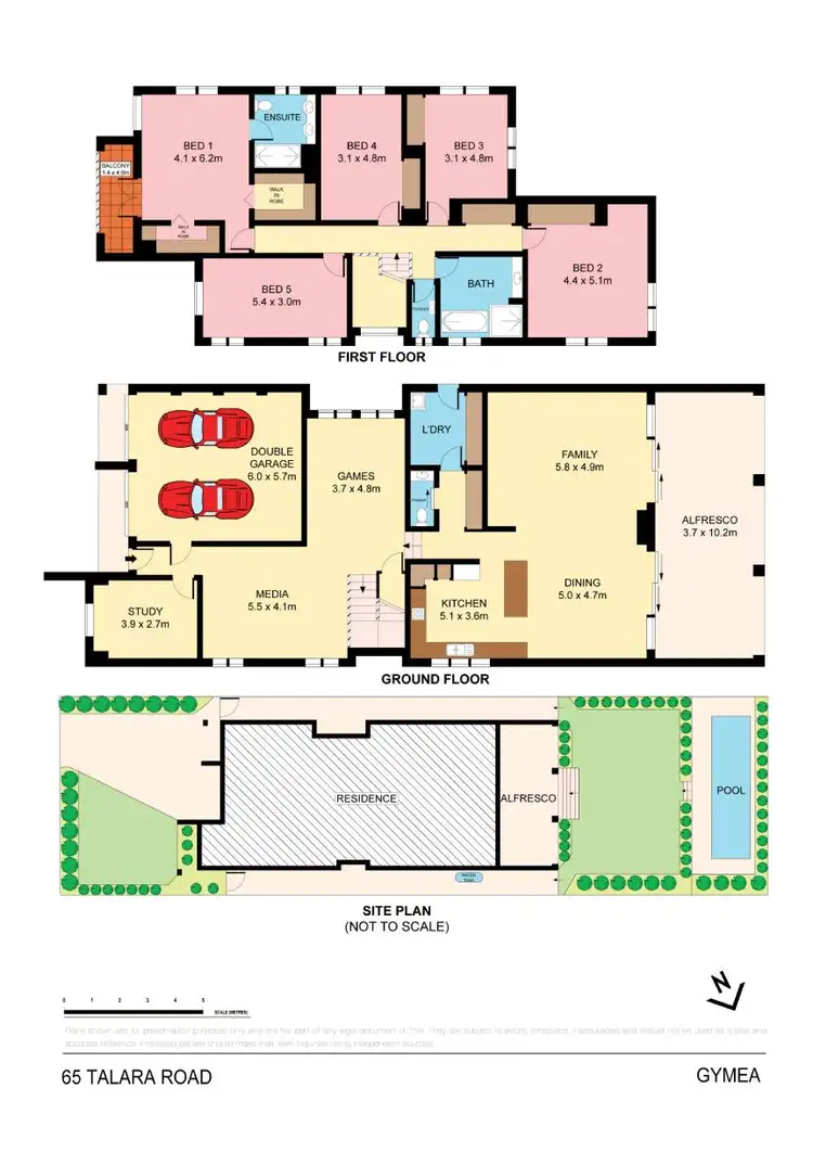 Floorplan of Homely house listing, 65 Talara Road, Gymea NSW 2227