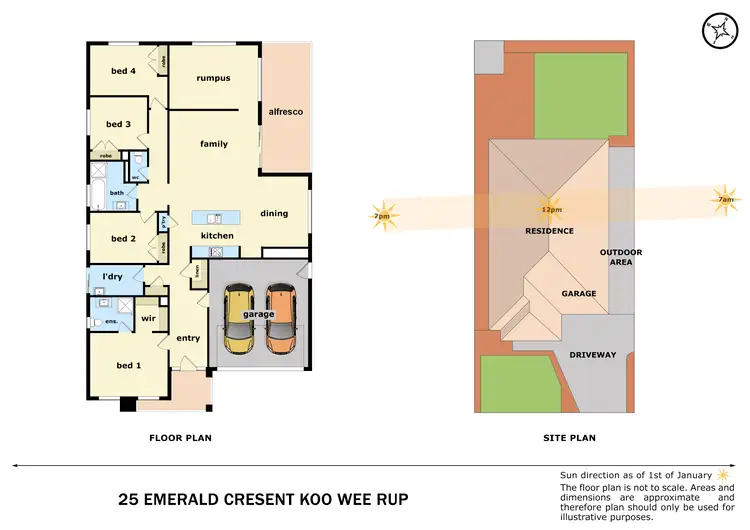 Floorplan of Homely house listing, 25 Emerald Street, Koo Wee Rup VIC 3981