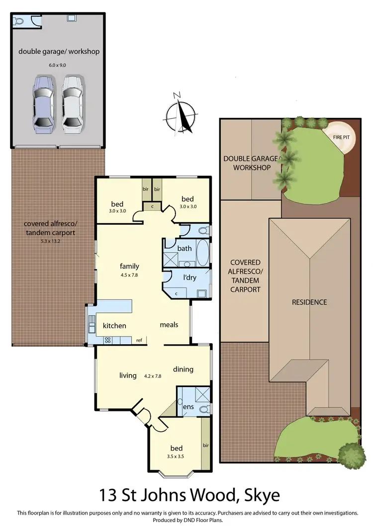 Floorplan of Homely house listing, 13 St Johns Wood, Skye VIC 3977