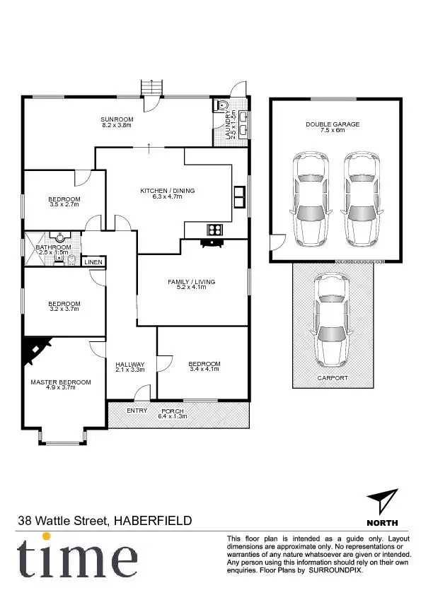 Floorplan of Homely house listing, 38 Wattle Street, Haberfield NSW 2045