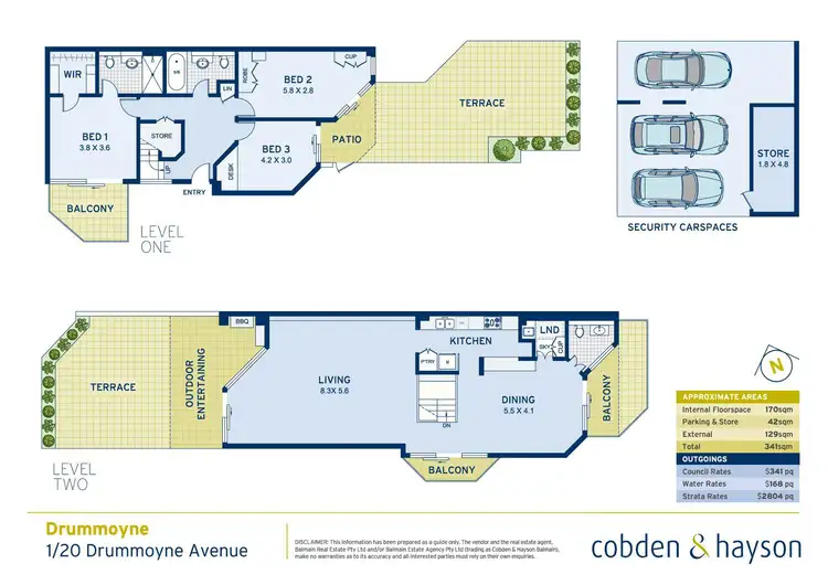 Floorplan of Homely apartment listing, 1/20 Drummoyne Avenue, Drummoyne NSW 2047