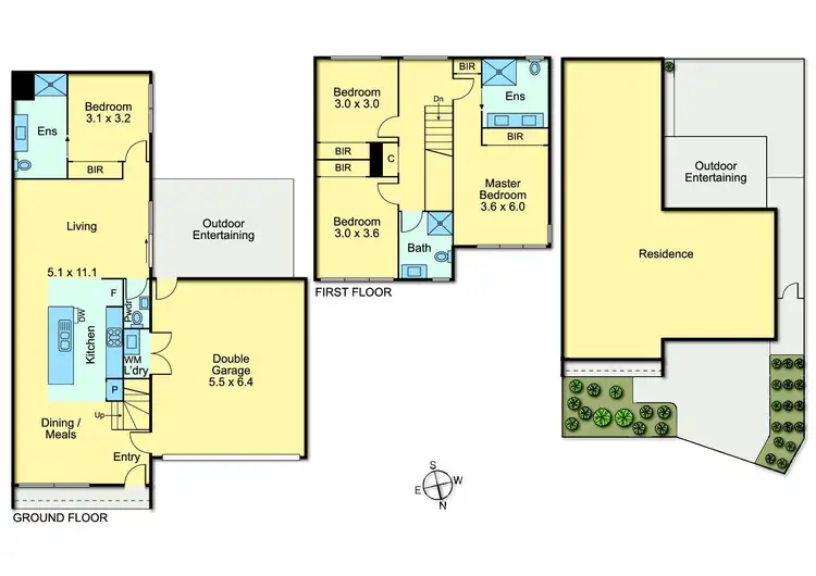 Floorplan of Homely house listing, 15 Baker Crescent, Heidelberg Heights VIC 3081
