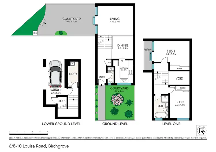 Floorplan of Homely townhouse listing, 6/8-10 Louisa Road, Birchgrove NSW 2041