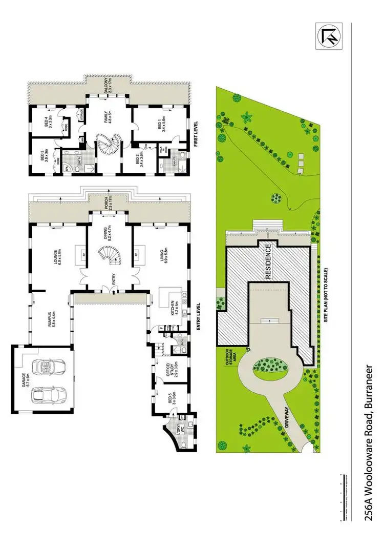 Floorplan of Homely house listing, 256a Woolooware Road, Burraneer NSW 2230