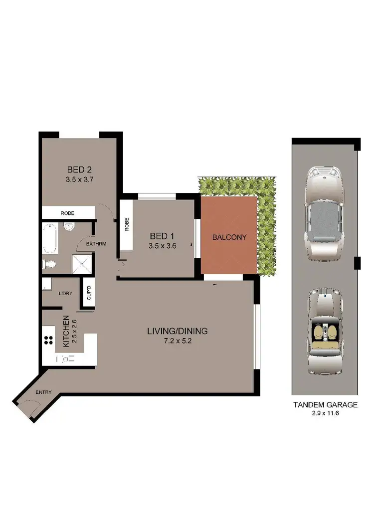 Floorplan of Homely apartment listing, 11/130-142 Canterbury Road, Hurlstone Park NSW 2193
