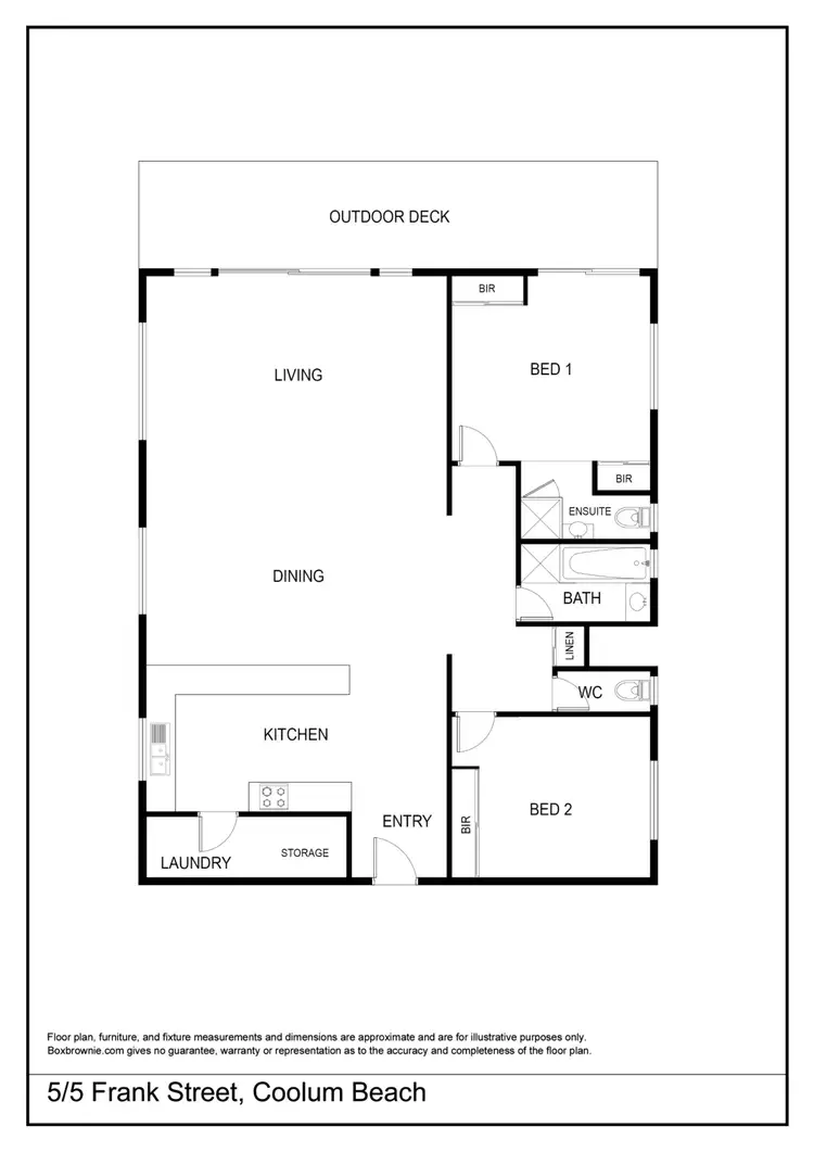 Floorplan of Homely apartment listing, 5/5 Frank Street, Coolum Beach QLD 4573
