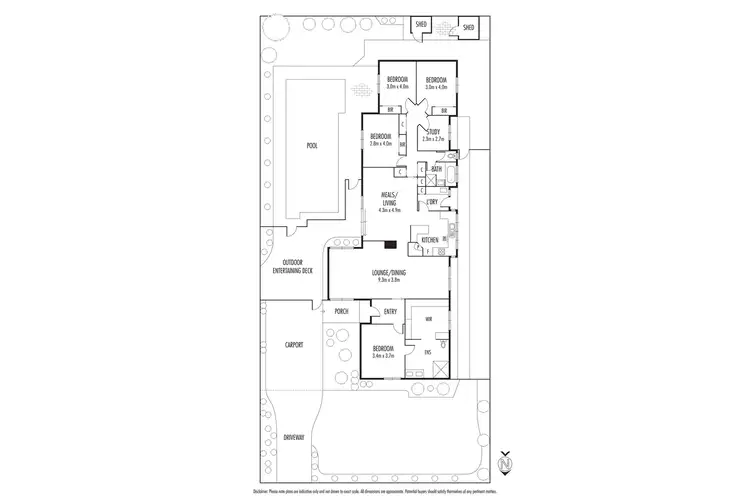 Floorplan of Homely house listing, 56 Greenridge Avenue, Templestowe VIC 3106