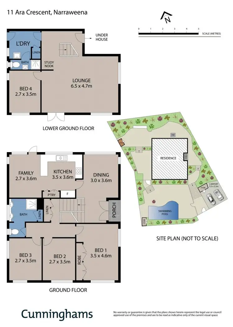 Floorplan of Homely house listing, 11 Ara Crescent, Narraweena NSW 2099