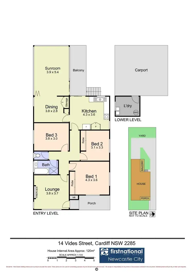 Floorplan of Homely house listing, 14 Vides Street, Cardiff NSW 2285