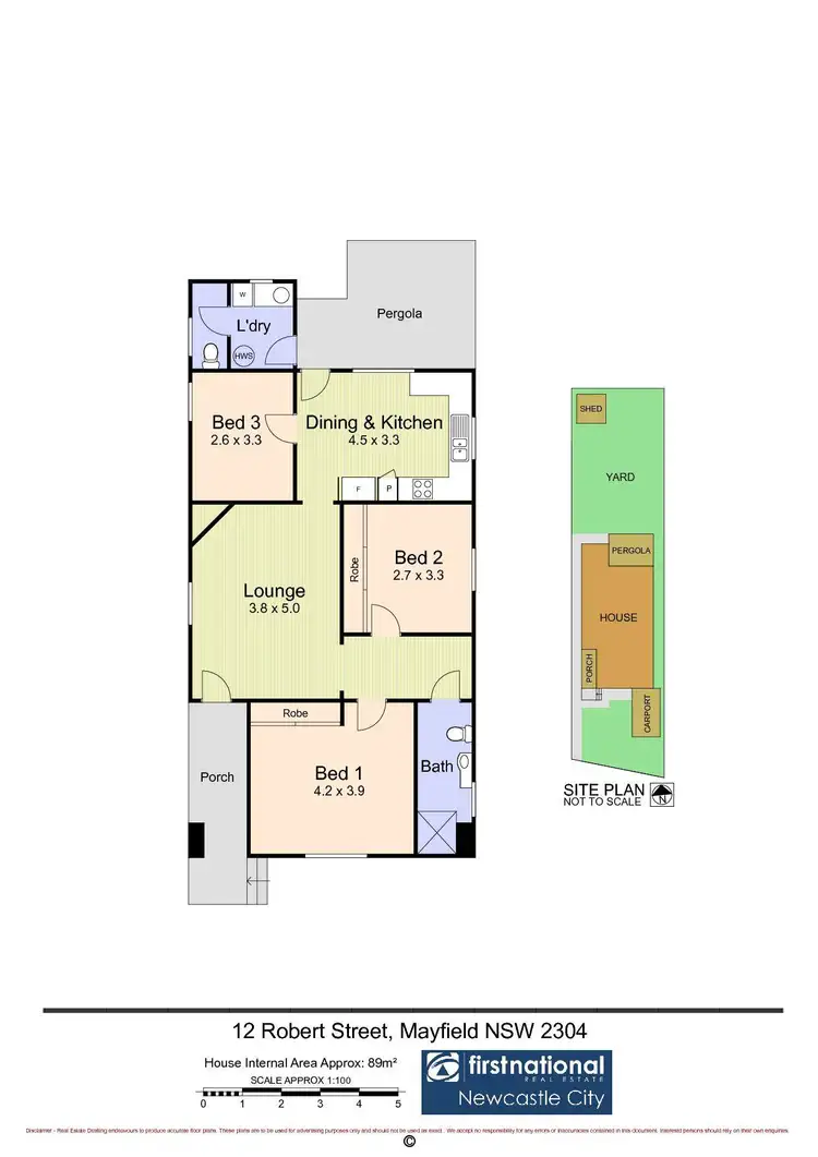 Floorplan of Homely house listing, 12 Robert Street, Mayfield NSW 2304