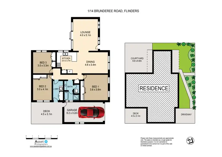 Floorplan of Homely villa listing, 1/14 Brunderee Road, Flinders NSW 2529