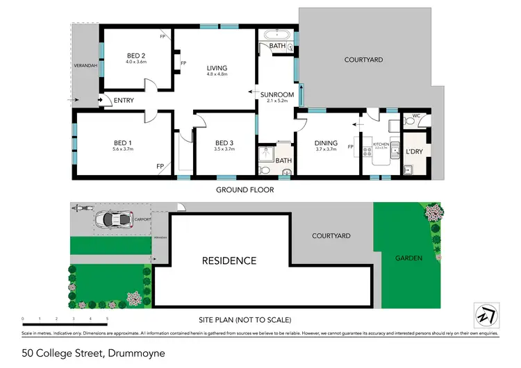 Floorplan of Homely house listing, 50 College Street, Drummoyne NSW 2047