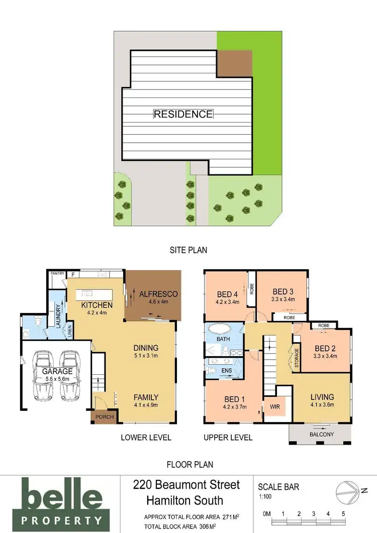 Floorplan of Homely house listing, 220 Beaumont Street, Hamilton South NSW 2303