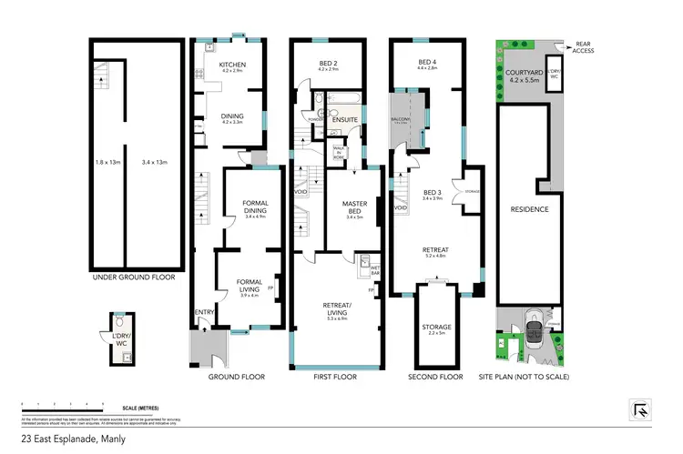Floorplan of Homely house listing, 23 East Esplanade, Manly NSW 2095