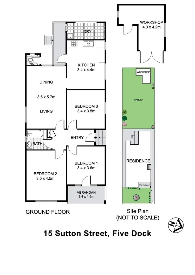Floorplan of Homely house listing, 15 Sutton Street, Five Dock NSW 2046