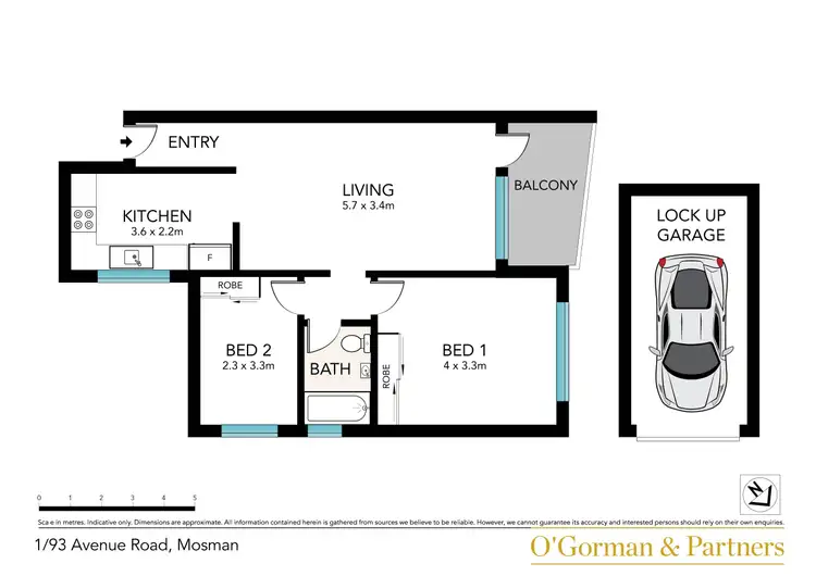 Floorplan of Homely apartment listing, 1/93 Avenue Road, Mosman NSW 2088