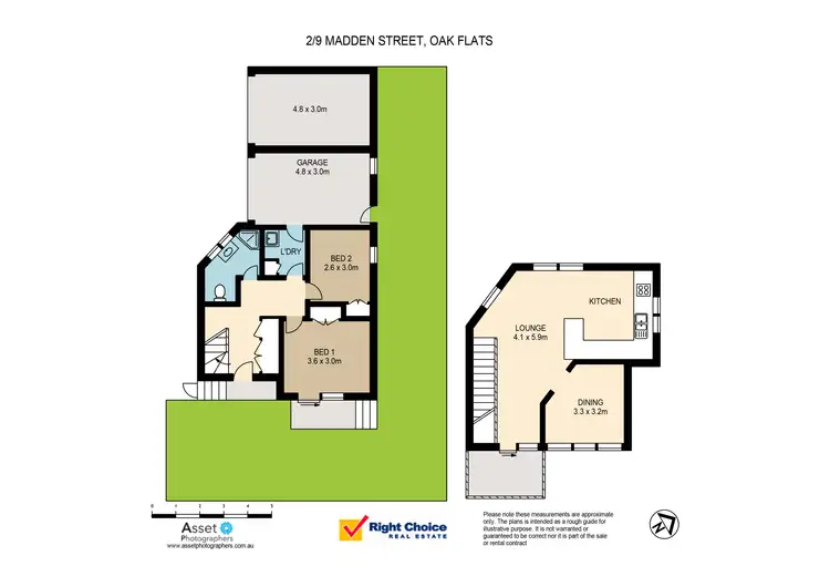 Floorplan of Homely townhouse listing, 2/9 Madden Street, Oak Flats NSW 2529