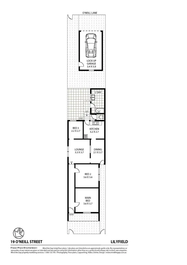 Floorplan of Homely house listing, 19 O'Neill Street, Lilyfield NSW 2040
