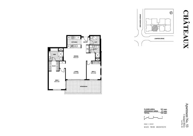 Floorplan of Homely apartment listing, 53/1 Juniper Drive, Breakfast Point NSW 2137