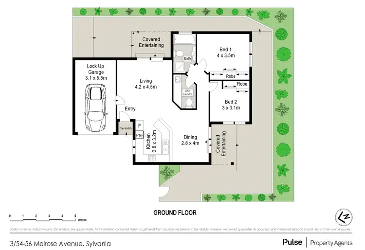 Floorplan of Homely villa listing, 3/54-56 Melrose Avenue, Sylvania NSW 2224