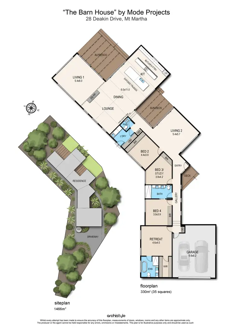 Floorplan of Homely house listing, 28 Deakin Drive, Mount Martha VIC 3934