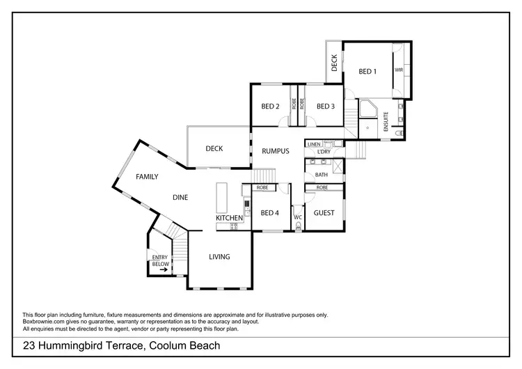Floorplan of Homely house listing, 23 Hummingbird Terrace, Coolum Beach QLD 4573